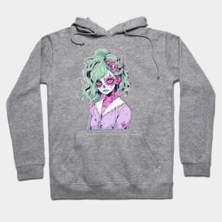 Pastel Goth Cute Zombie Girl Hoodie